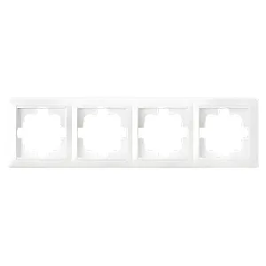 Рамка Bylectrica Стиль ЮЛИГ.735212.217 4-местная белая