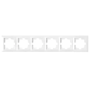 Рамка Bylectrica Стиль ЮЛИГ. 735212.218 6 постов белая