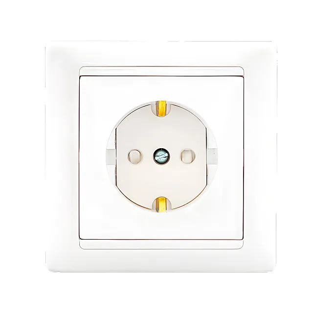 Розетка Bylectrica Стиль РС16-317 1 место с заземлением белая
