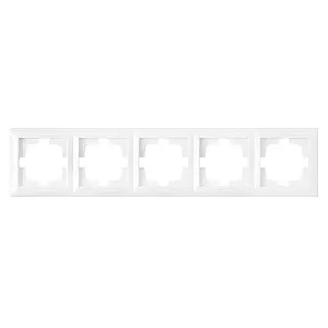 Рамка Bylectrica Стиль ЮЛИГ. 735212.297 5 постов белая