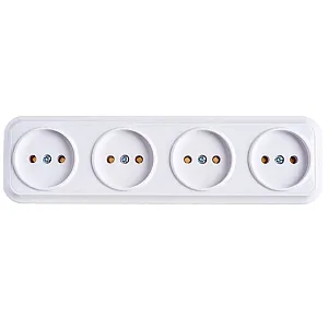 Розетка Bylectrica Вариант РА16-0181 4 места без заземления