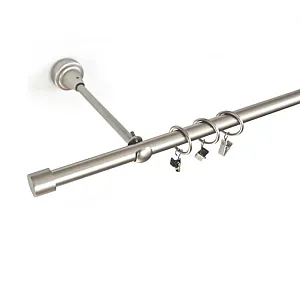 Карниз металлический Delfa СМ-2901/300/1Р хром матовый 3 м