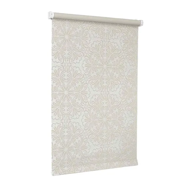 Штора рулонная Delfa Металлик принт СРШ-01М-7591 66(62)/170 см кремовый