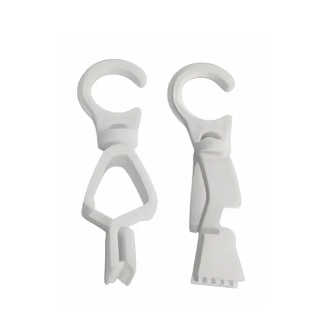 Крючки Delfa С3Ф28.5.01.00.020 белые 20 шт