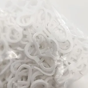 Крючок Delfa С28.5.01.00.100 белый 100 шт