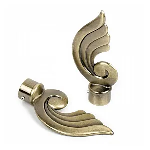 Наконечник Delfa Генуя СН-16-117-24 золото антик 2 шт