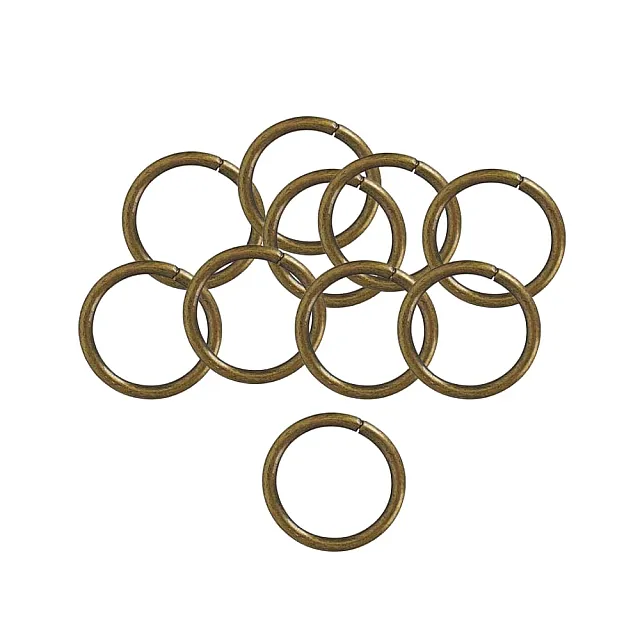 Кольца для металлического карниза Delfa СФ16-400-24 золото антик 16 мм 10 шт