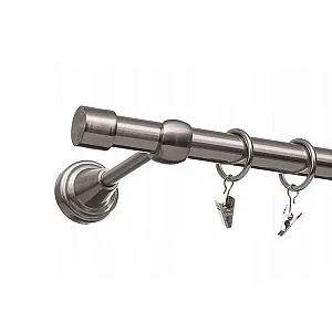 Карниз металлический Delfa СМ-3093/240/1Р хром 2.4 м