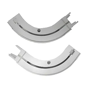 Наконечник пластмассовый Delfa СП-030-1Л белый 2 шт