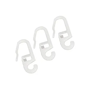 Крючок Delfa СФ16.5.01.00.020 белый 20 шт