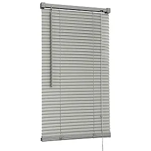 Жалюзи Delfa ПВХ NO.RF-M-001 40/160 см серебро