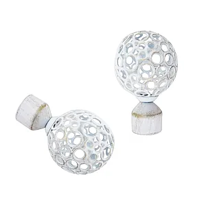 Наконечник Delfa Лацио СН-25-202-33 белое золото 2 шт