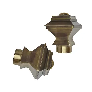 Наконечник Delfa Бостон СН-25-017-24 золото антик 2 шт