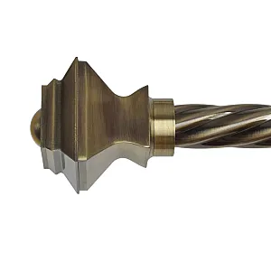 Наконечник Delfa Бостон СН-25-017-24 золото антик 2 шт