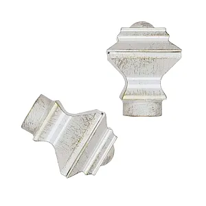 Наконечник Delfa Бостон СН-25-017-33 белое золото 2 шт