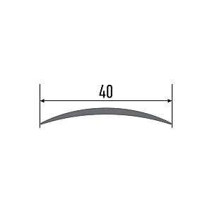 Порог КТМ-2000 120-717К дуб глина 40 мм 0.9 м