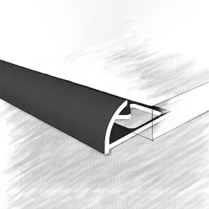 Порог КТМ-2000 361-05М черный 2.7 м