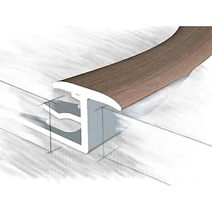 Порог КТМ-2000 314-408М ясень темный 2.7 м