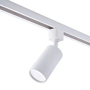 Светильник трековый TruEnergy Track 21102 однофазный под лампу GU10 алюминий круг белый