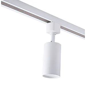 Светильник трековый TruEnergy Track 21102 однофазный под лампу GU10 алюминий круг белый