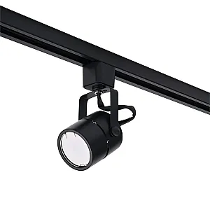 Светильник трековый TruEnergy Track 21103 однофазный под лампу GU10 металл круг черный