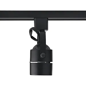 Светильник трековый TruEnergy Track 21103 однофазный под лампу GU10 металл круг черный