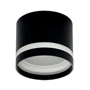 Светильник накладной TruEnergy Modern 21016 с матовым кольцом под лампу с цоколем GX53 82*70 мм алюминий