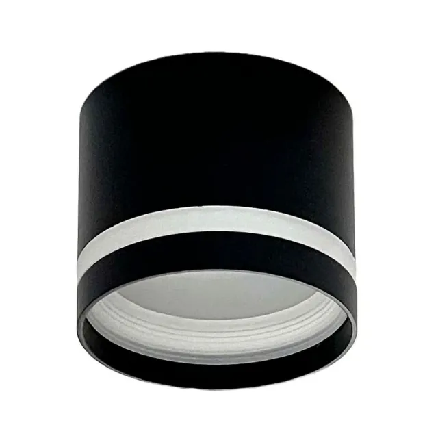 Светильник накладной TruEnergy Modern 21016 с матовым кольцом под лампу с цоколем GX53 82*70 мм алюминий