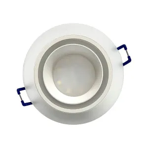 Светильник встраиваемый TruEnergy Simple 21238 под лампу GU10 IP20 акрил матовый круг белый