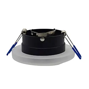 Светильник встраиваемый TruEnergy Simple 21239 под лампу GU10 круг белый + черный