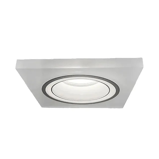 Светильник встраиваемый TruEnergy Simple 21240 под лампу GU10 IP20 акрил матовый квадрат белый