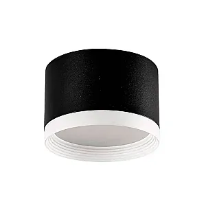 Светильник накладной TruEnergy Modern 21034 с матовым кольцом под лампу с цоколем GX5 83*60 мм черный