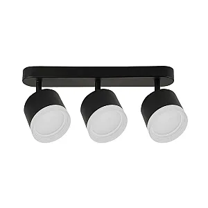 Светильник накладной TruEnergy Modern 21040 поворотный спот с матовым кольцом трехламповый 3*GX53 черный