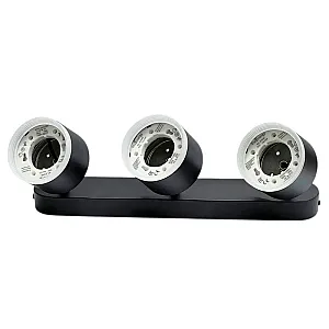 Светильник накладной TruEnergy Modern 21040 поворотный спот с матовым кольцом трехламповый 3*GX53 черный