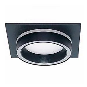 Светильник встраиваемый TruEnergy Nova 21249 с матовым кольцом под лампу GX53 черный