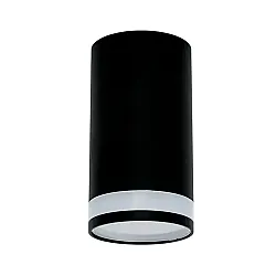 Светильник накладной TruEnergy Modern 21304 с матовым кольцом под лампу GU10 55*100 мм черный