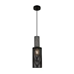 Светильник подвесной TruEnergy Stone Loft 21405 цилиндрический под лампу E27 100*340 мм с метталической сеткой