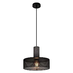 Светильник подвесной Truenergy Modern E27 D120*260 мм цилиндрический серый