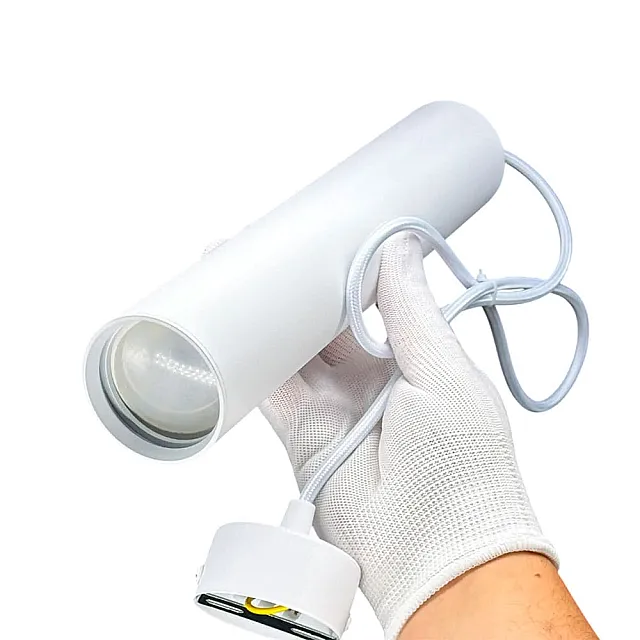 Светильник подвесной TruEnergy Modern 21327 под лампу с цоколем GU10 55*280 мм алюминий белый