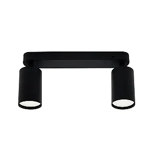 Светильник накладной TruEnergy Modern 21360 двойной поворотный под лампы 2*GU10 черный