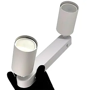 Светильник накладной TruEnergy Modern 21361 двойной поворотный под лампы 2*GU10 белый