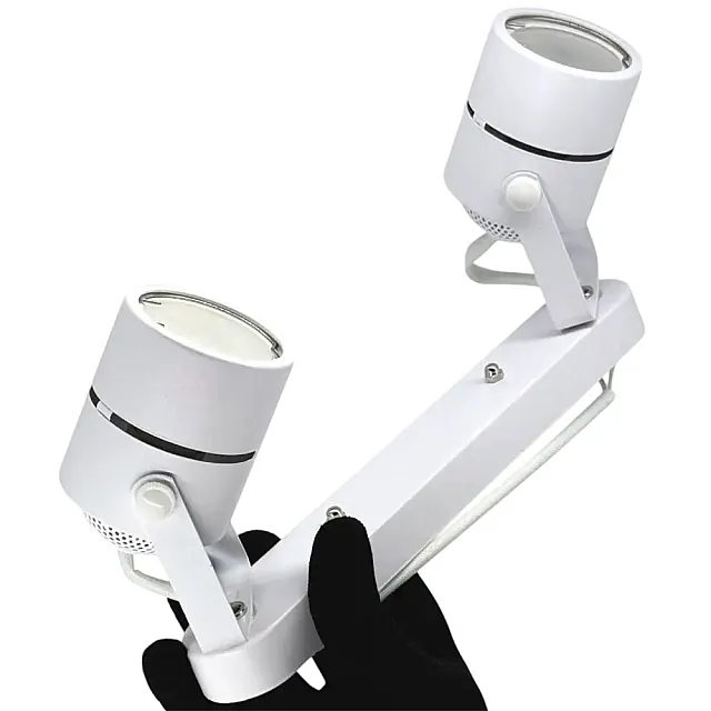 Светильник накладной TruEnergy Focus 21354 двойной поворотный спот под лампы 2*GU10 металл белый