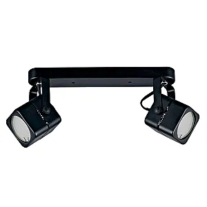 Светильник накладной TruEnergy Focus 21355 двойной поворотный спот под лампы 2*GU10 металл черный