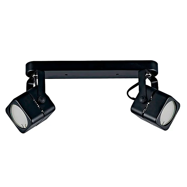 Светильник накладной TruEnergy Focus 21355 двойной поворотный спот под лампы 2*GU10 металл черный
