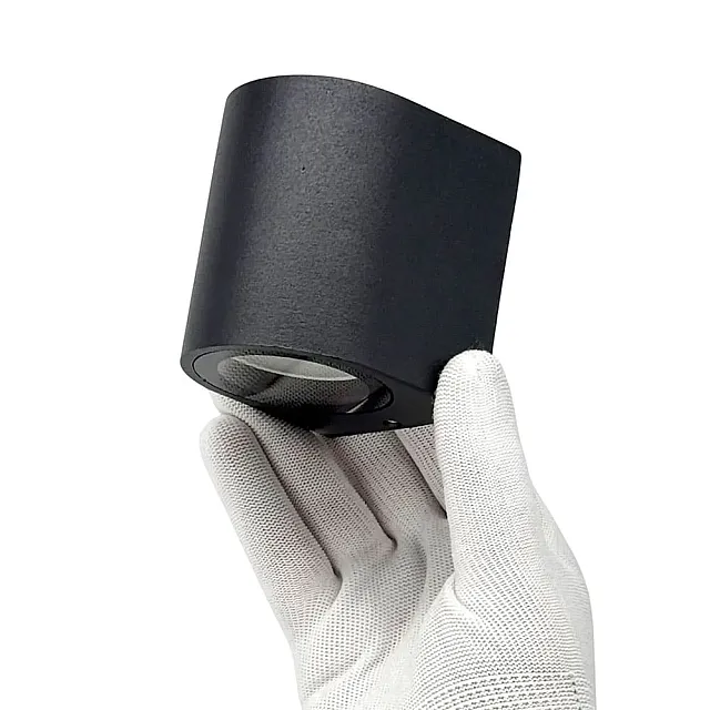 Светильник TruEnergy Park 26007 фасадный под лампу с цоколем GU10 76*68*80 мм IP54 алюминий черный