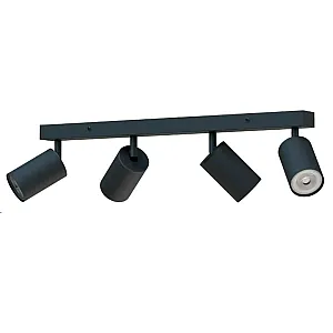 Светильник накладной TruEnergy Modern 21370 поворотный под лампу 4*GU10 металл черный