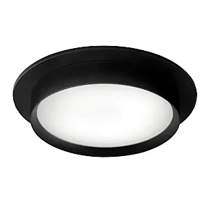 Светильник встраиваемый TruEnergy Nova 21261 с матовым рассеивателем под лампу GX53 черный