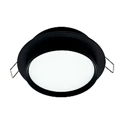 Светильник встраиваемый TruEnergy Nova 21261 с матовым рассеивателем под лампу GX53 черный