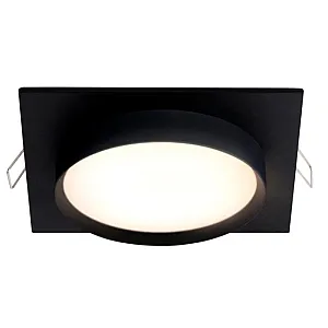 Светильник встраиваемый TruEnergy Nova 21263 с матовым рассеивателем под лампу GX53 черный