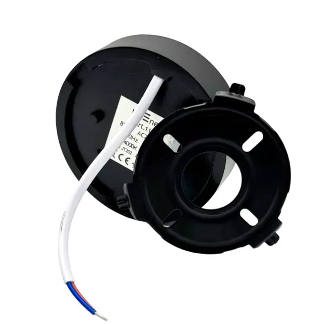 Светильник накладной TruEnergy Aura 11163 8W 4000K круг IP20 пластик черный